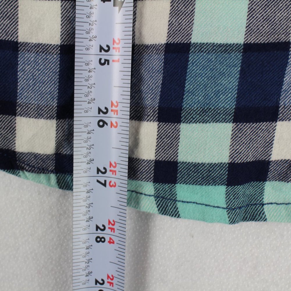 Jachs Girlfriend Plaid Flannel Long Sleeve Shirt bea Women's Large - Picture 4 of 10